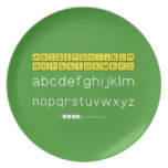 ABCDEFGHIJKLM
 NOPQSTUVWXYZ
 abcdefghijklm
 nopqrstuvwxyz  Plates