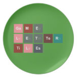 Game
 Letter
 Tiles  Plates