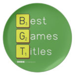 Best
 Games
 Titles  Plates