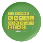 bE happy..... :)
     Kamal
 has been
 dead..... :'(  Plates