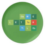 Game
 Letter
 Tiles  Plates
