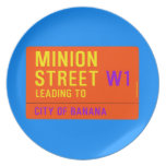 Minion Street  Plates