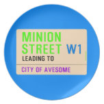 Minion Street  Plates