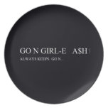 Go N GIRL-E   A$H  Plates