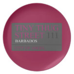 Tiny Thug Street  Plates