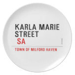 Karla marie STREET   Plates
