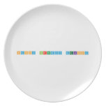 Happy Birthday Melissa  Plates