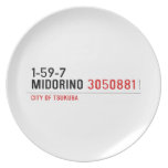 1-59-7  MIDORINO  Plates