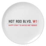 Hot Rod Blvd.  Plates