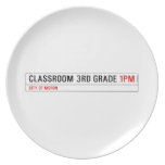 Classroom 3rd grade  Plates