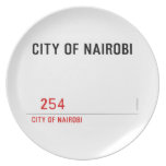 city of nairobi       Plates