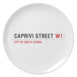 caprivi street  Plates