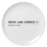 brick lane curries  Plates