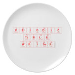 Periodic
 Table
 Writer  Plates