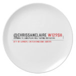 @ChrisSanClaire  Plates