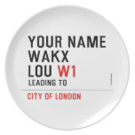 Your Name WAKX LOU  Plates