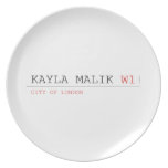 Kayla malik  Plates