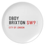 DBOY BRIXTON  Plates