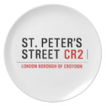 St. peter's Street  Plates