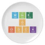 Wine
 o
 clock  Plates