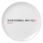 Kevin o'cONNELL WAY  Plates