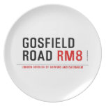 Gosfield Road  Plates