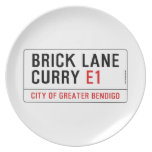 Brick Lane Curry  Plates