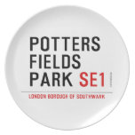 potters fields park  Plates