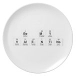 Be My
 Valentine  Plates