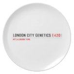London city genetics  Plates