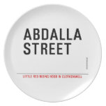 Abdalla  street   Plates