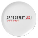 Spag street  Plates