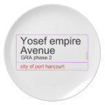 Yosef empire  Avenue   Plates