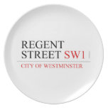 REGENT STREET  Plates