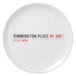 Rimmington Place  Plates