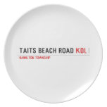 Taits Beach Road  Plates