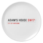 Adam's House  Plates
