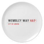 Wembley Way  Plates