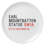 earl mountbatten statue  Plates