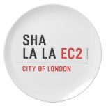 sha la la  Plates