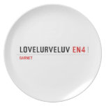Lovelurveluv  Plates