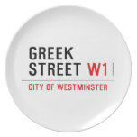 Greek Street  Plates