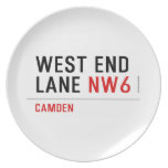 West End  Lane  Plates
