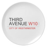 third avenue  Plates