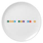 good luck mr h  Plates