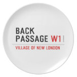 Back Passage  Plates