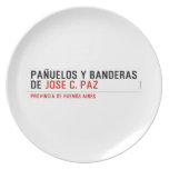PaÑuelos y Banderas DE  Plates