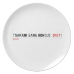Tsakani Sana Bonolo   Plates