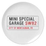 MINI SPECIAL GARAGE  Plates