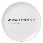 Mortimer Street  Plates